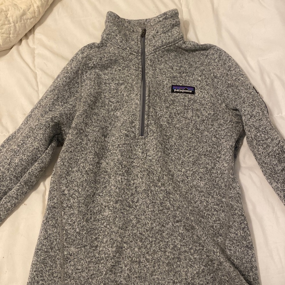 Grey Patagonia zip up, size XS